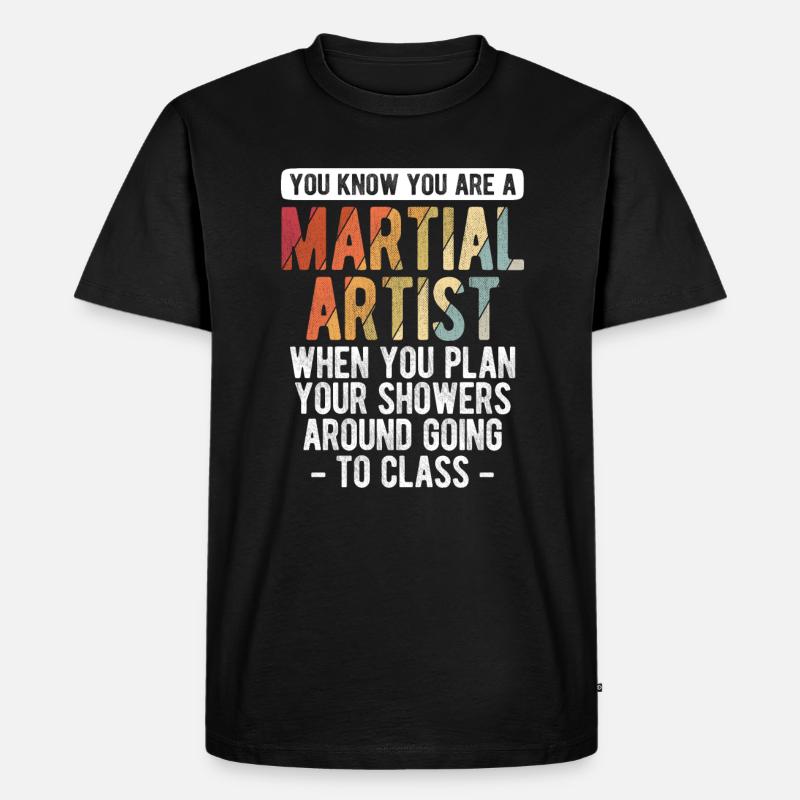 Mixed Martial Arts MMA - Männer Premium Bio T-Shirt - Schwarz