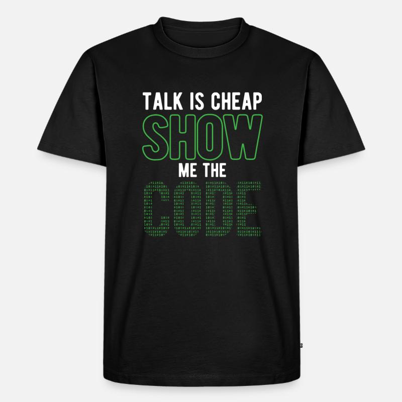Software Ingenieur Informatiker Programmierer - Männer Premium Bio T-Shirt - Schwarz