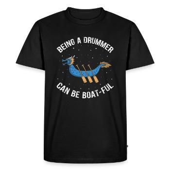 Dragon boating theme for dragon boat paddling - Men's Premium Organic T-Shirt - black - Front - Nico (187cm)