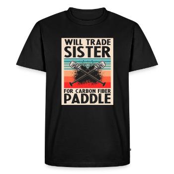 Dragon Boat Racing Theme for Dragon Boating - Men's Premium Organic T-Shirt - black - Front - Nico (187cm)