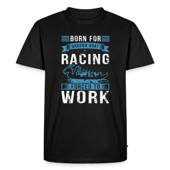 Dragon Boat Racing Theme for Dragon Boating - Men's Premium Organic T-Shirt - black - Front - Nico (187cm)