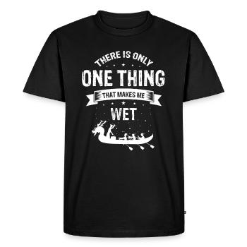 Dragon boating theme for dragon boat paddling - Men's Premium Organic T-Shirt - black - Front - Nico (187cm)