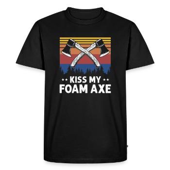 Live-action role-playing game for NPC and RPG role-playing game - Men's Premium Organic T-Shirt - black - Front - Nico (187cm)