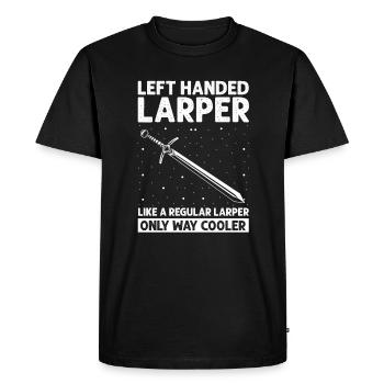 Citation de jeu de rôle fantastique pour le combat à l’épée - T-shirt Premium bio Homme - noir - Devant - Nico (187cm)