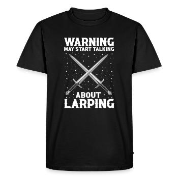 Live-action role-playing game for NPC and RPG role-playing game - Men's Premium Organic T-Shirt - black - Front - Nico (187cm)