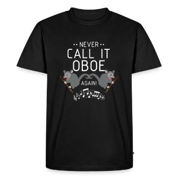 Conception bassoniste pour orchestre à vent - T-shirt Premium bio Homme - noir - Devant - Nico (187cm)