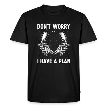 Automotive Painter Offer for Body Technicians - Men's Premium Organic T-Shirt - black - Front - Nico (187cm)
