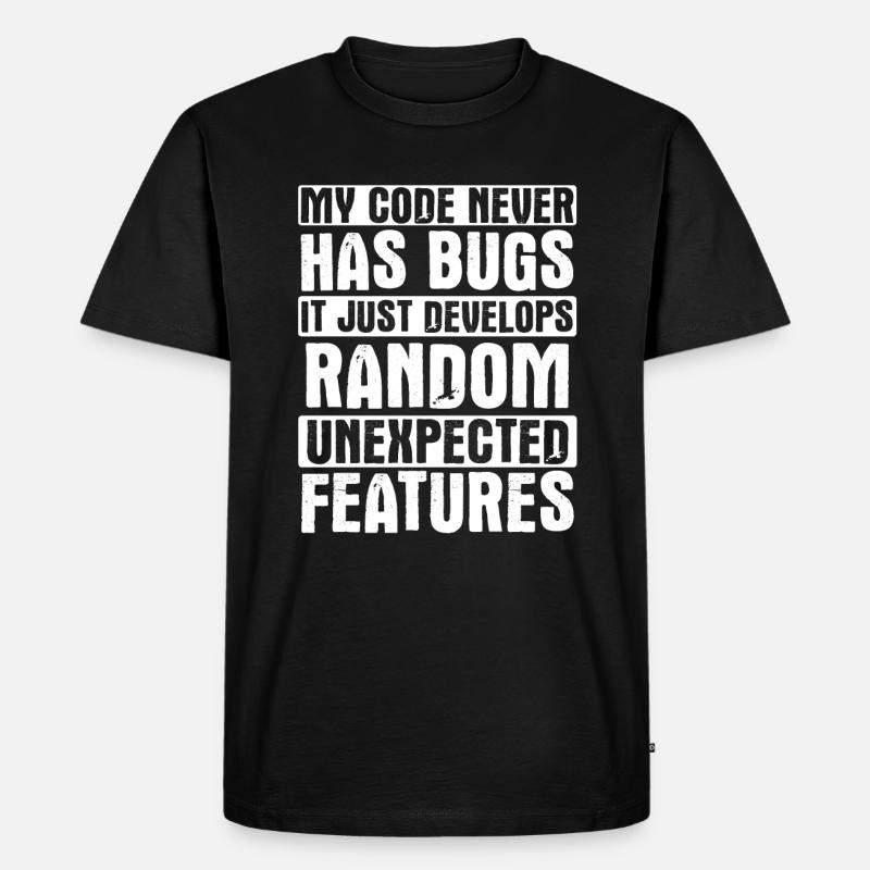Software Ingenieur Informatiker Programmierer - Männer Premium Bio T-Shirt - Schwarz