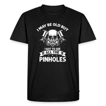 Car Painter Offer for Car Painters - Men's Premium Organic T-Shirt - black - Front - Nico (187cm)