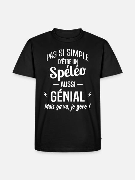 Spéléo - T-shirt Premium bio Homme - noir