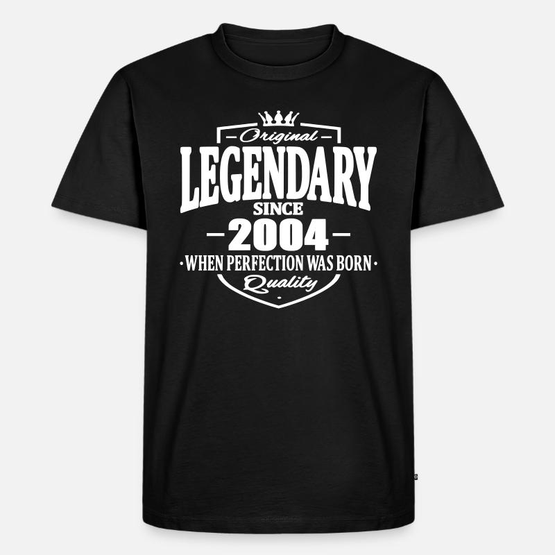 Legendary seit 2004 - Männer Premium Bio T-Shirt - Schwarz