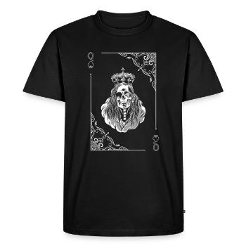 Cartes cartes De Croix Dame Jeu de cartes - T-shirt Premium bio Homme - noir - Devant - Nico (187cm)