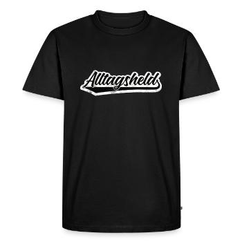 Everyday hero - Men's Premium Organic T-Shirt - black - Front - Nico (187cm)