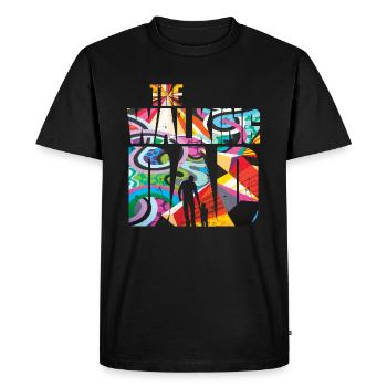 The Walking Dad Vater und Sohn - Männer Premium Bio T-Shirt - Schwarz - Vorne - Nico (187cm)