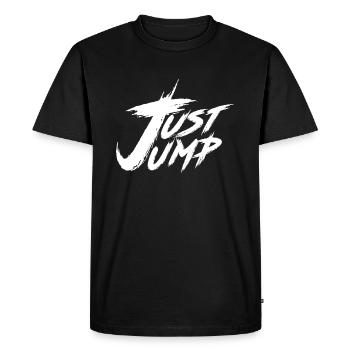 Just Jump Skydiver Just jump - T-shirt Premium bio Homme - noir - Devant - Nico (187cm)