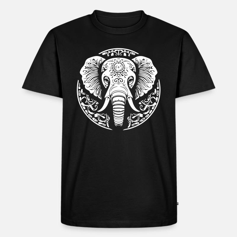 Elephant - Men's Premium Organic T-Shirt - black