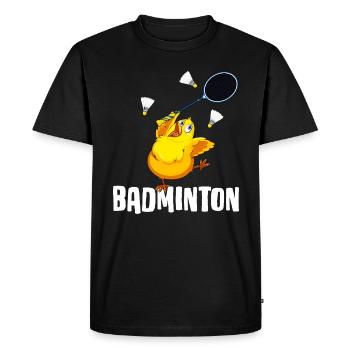 badminton badminton player badminton badminton day - Men's Premium Organic T-Shirt - black - Front - Nico (187cm)