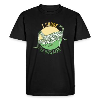 Stick Insect Bug Lover Entemology Phasmatodea - T-shirt Premium bio Homme - noir - Devant - Nico (187cm)