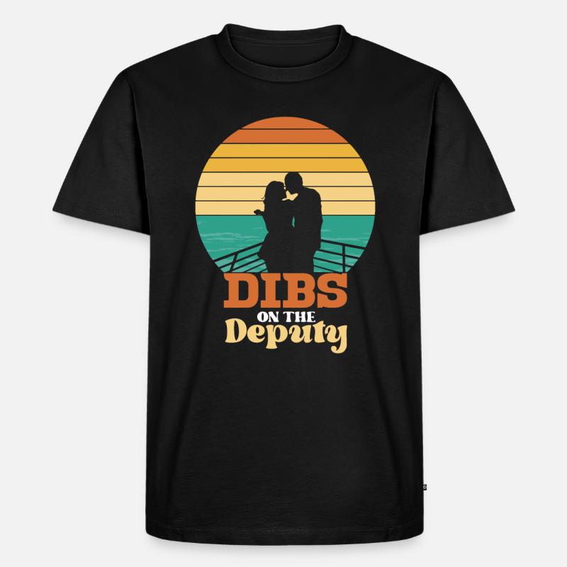Dibs über den Stellvertreter - Männer Premium Bio T-Shirt - Schwarz