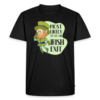 Le plus susceptible de faire une sortie irlandaise de l’Irlande Pride - T-shirt Premium bio Homme - noir - Devant - Nico (187cm)