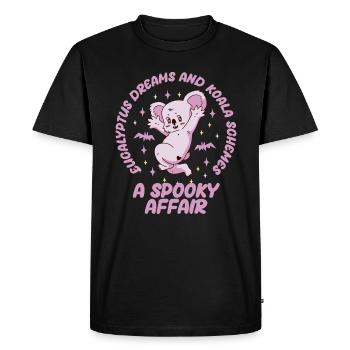 Koala Bear Halloween - Men's Premium Organic T-Shirt - black - Front - Nico (187cm)