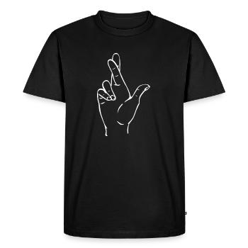 Promettez ... - T-shirt Premium bio Homme - noir - Devant - Nico (187cm)