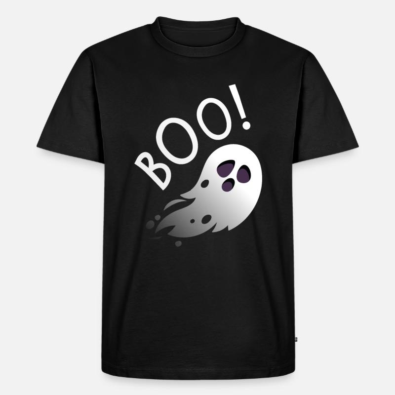 Buh-Geist - Männer Premium Bio T-Shirt - Schwarz
