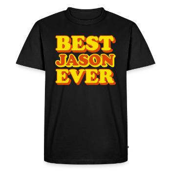 Cadeau amusant avec le prénom de Jason - T-shirt Premium bio Homme - noir - Devant - Nico (187cm)