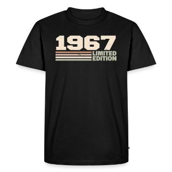 1967 Cadeau Anniversaire 1967 édition limitée 1967 - T-shirt Premium bio Homme - noir - Devant - Nico (187cm)