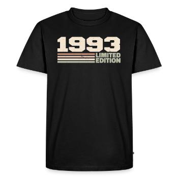 1993 Cadeau Anniversaire 1993 édition limitée 1993 - T-shirt Premium bio Homme - noir - Devant - Nico (187cm)