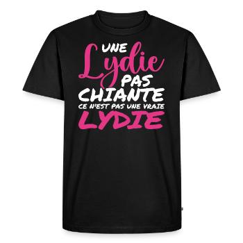 A not boring LYDIE is not a real LYDIE - Men's Premium Organic T-Shirt - black - Front - Nico (187cm)