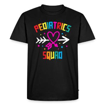 Pediatrics Squad Nurse Medical Care Children Gift - Men's Premium Organic T-Shirt - black - Front - Nico (187cm)
