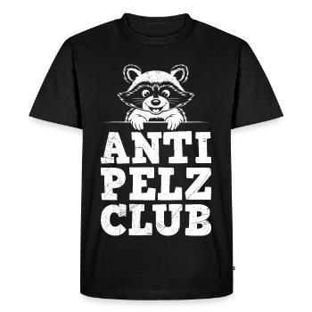 Protection des animaux ANIT FUR CLUB Drôle - T-shirt Premium bio Homme - noir - Devant - Nico (187cm)