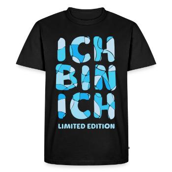 I AM ME - Limited Edition - Men's Premium Organic T-Shirt - black - Front - Nico (187cm)