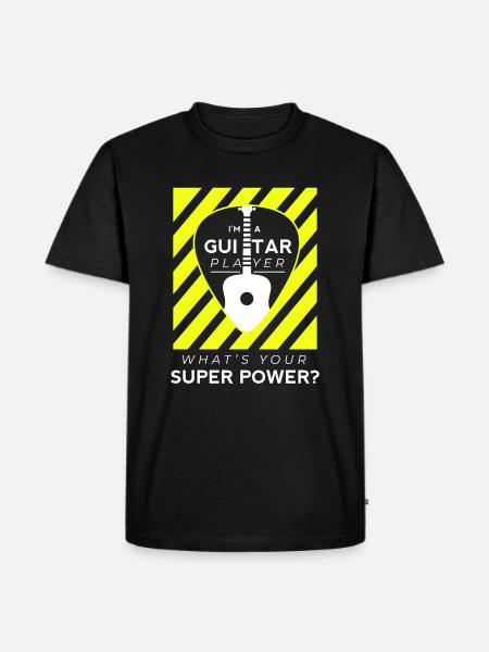 Musik Instrument Melodie - Männer Premium Bio T-Shirt - Schwarz