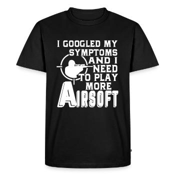 Airsoft I Need To Play More Airsoft - Men's Premium Organic T-Shirt - black - Front - Nico (187cm)