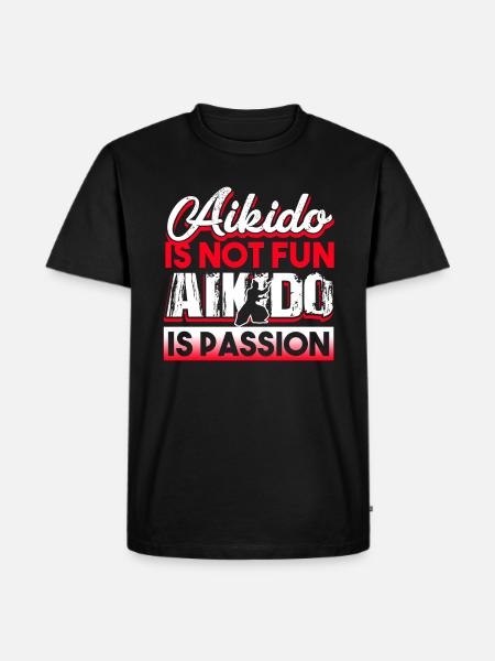 Aikido Aikido is Passion - Men's Premium Organic T-Shirt - black