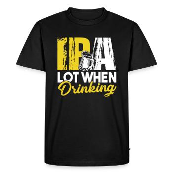 Beer Brewing Beer Brewing IPA Lot When Drinking - Men's Premium Organic T-Shirt - black - Front - Nico (187cm)
