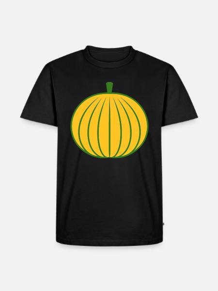 Fruit Humor Little Melon - Men's Premium Organic T-Shirt - black