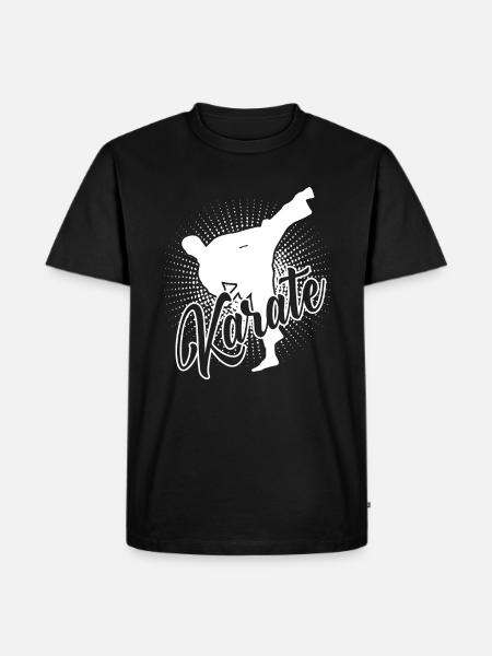 Karate Karate Fighter - Men's Premium Organic T-Shirt - black