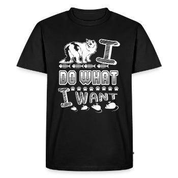 Ragamuffin Ragamuffin I Do What I Want - Men's Premium Organic T-Shirt - black - Front - Nico (187cm)