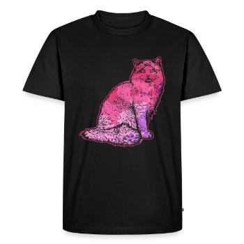 Ragdoll cat Ragdoll cat Colorful - Men's Premium Organic T-Shirt - black - Front - Nico (187cm)