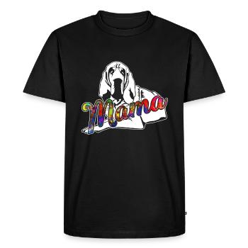 Bloodhound Bloodhound Mama - Men's Premium Organic T-Shirt - black - Front - Nico (187cm)