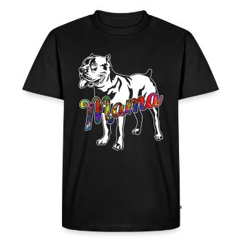 Cane corso Cane corso Mama - Men's Premium Organic T-Shirt - black - Front - Nico (187cm)