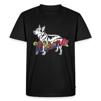 Australian Cattle Dog Australian Cattle Dog Mama - Men's Premium Organic T-Shirt - black - Front - Nico (187cm)