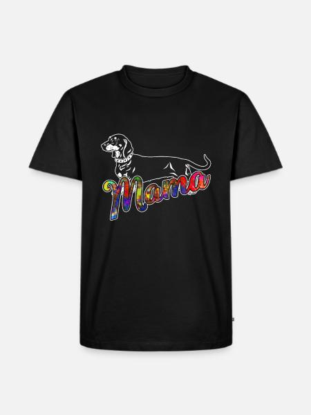 Dachshund Dachshund Mama - Men's Premium Organic T-Shirt - black
