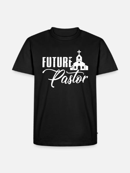 Pastor Future Pastor - Men's Premium Organic T-Shirt - black