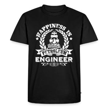 Petroleum Engineer Love Being Petroleum Engineer - Men's Premium Organic T-Shirt - black - Front - Nico (187cm)
