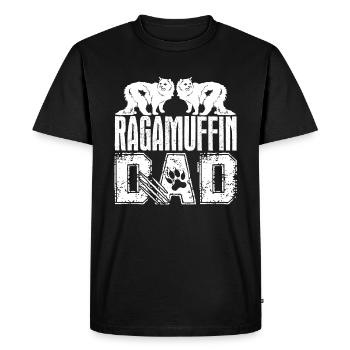 Ragamuffin Ragamuffin Dad - Men's Premium Organic T-Shirt - black - Front - Nico (187cm)