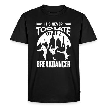 Breakdancer Want To Be A Breakdancer - Men's Premium Organic T-Shirt - black - Front - Nico (187cm)